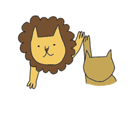 Cat Lion sticker #645480