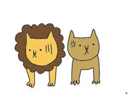 Cat Lion sticker #645485