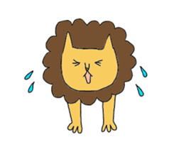 Cat Lion sticker #645486