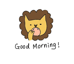 Cat Lion sticker #645490