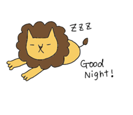 Cat Lion sticker #645491