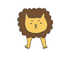 Cat Lion sticker #645492