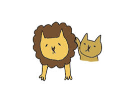 Cat Lion sticker #645494