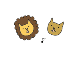 Cat Lion sticker #645496