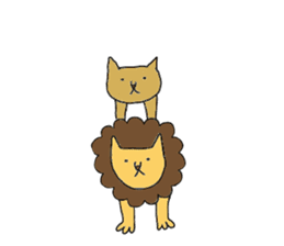 Cat Lion sticker #645497