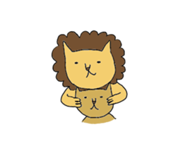 Cat Lion sticker #645500