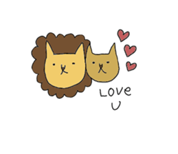 Cat Lion sticker #645502