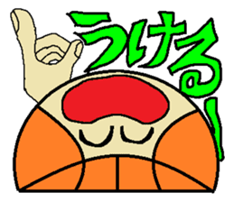 Let's Go! basketball man sticker #646291