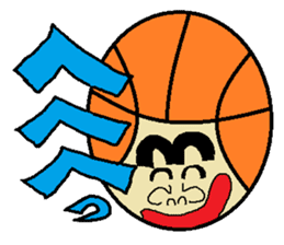 Let's Go! basketball man sticker #646301
