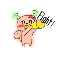 Unirisu-university student's squirrels- sticker #646611