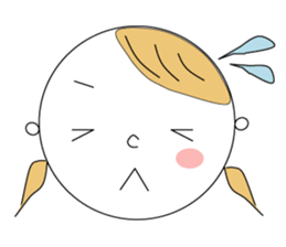 Emotional Girl sticker #646678