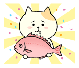 The cat is embarrassing face (English) sticker #646718