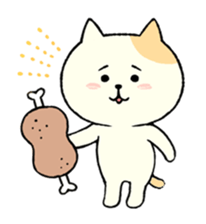 The cat is embarrassing face (English) sticker #646719