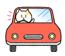 The cat is embarrassing face (English) sticker #646735