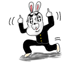 High school children usagorou sticker #646917