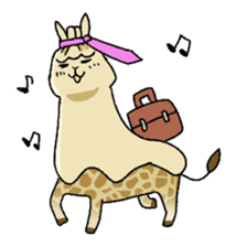 Alpacaraffe sticker #647959