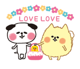 Two dogs, Fun life. sticker #648248