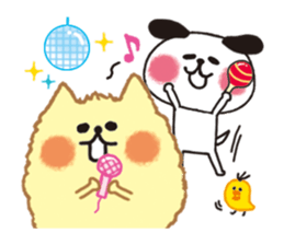 Two dogs, Fun life. sticker #648259