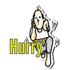 ossan stamp (English) sticker #648509