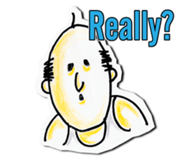 ossan stamp (English) sticker #648517