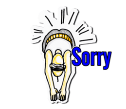 ossan stamp (English) sticker #648528