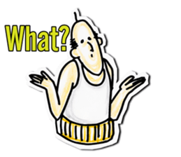 ossan stamp (English) sticker #648533