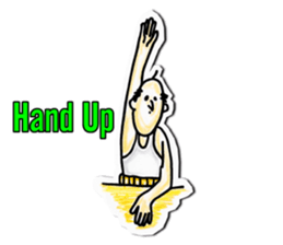 ossan stamp (English) sticker #648541