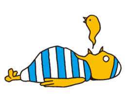 CHICK SWIMMER sticker #649245