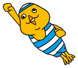 CHICK SWIMMER sticker #649256