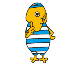 CHICK SWIMMER sticker #649262