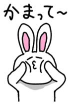 Acchan of rabbit Japanese version sticker #649267