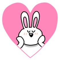 Acchan of rabbit Japanese version sticker #649276