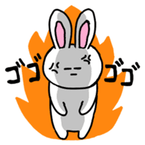 Acchan of rabbit Japanese version sticker #649277