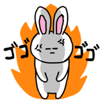 Acchan of rabbit Japanese version sticker #649277
