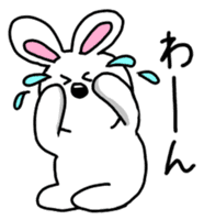 Acchan of rabbit Japanese version sticker #649280