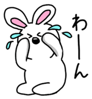 Acchan of rabbit Japanese version sticker #649280