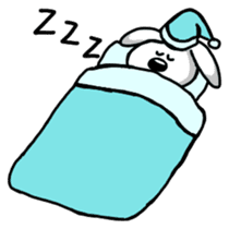 Acchan of rabbit Japanese version sticker #649282