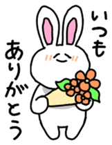Acchan of rabbit Japanese version sticker #649283
