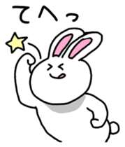 Acchan of rabbit Japanese version sticker #649292