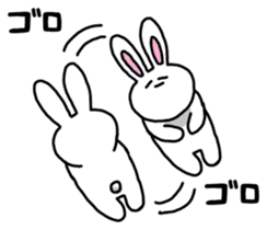 Acchan of rabbit Japanese version sticker #649296