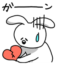 Acchan of rabbit Japanese version sticker #649301