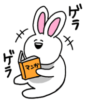 Acchan of rabbit Japanese version sticker #649304
