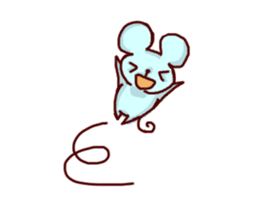 YURU-YURU mouse. sticker #649834