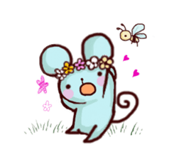 YURU-YURU mouse. sticker #649835
