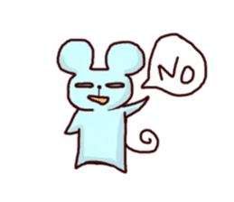 YURU-YURU mouse. sticker #649843