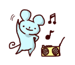 YURU-YURU mouse. sticker #649844