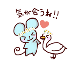 YURU-YURU mouse. sticker #649845