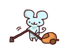 YURU-YURU mouse. sticker #649847