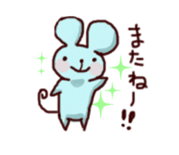 YURU-YURU mouse. sticker #649853