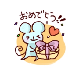 YURU-YURU mouse. sticker #649862
